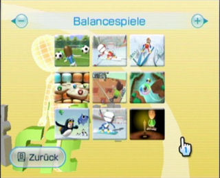 Wii-Fit Balance-Spiele Men