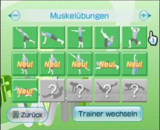 Wii-Fit Muskel-bungen Men
